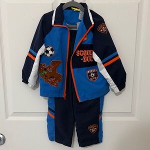 Scooby-Doo Kids Matching Set - Blue and White